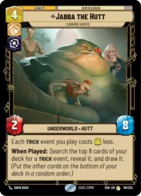Jabba the Hutt - Cunning Daimyo - 181/252 - Rare - inglés