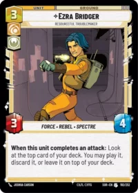 Ezra Bridger - Resourceful Troublemaker - 192/252 - Uncommon - inglés