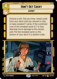 Don't Get Cocky - 223/252 - Rare - inglés