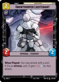 Snowtrooper Lieutenant - 227/252 - Common - inglés
