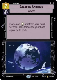 Galactic Ambition - 235/252 - Rare - inglés