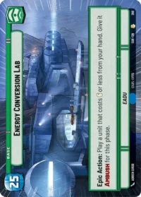 Energy Conversion Lab (Hyperspace) - 288 - Rare - inglés