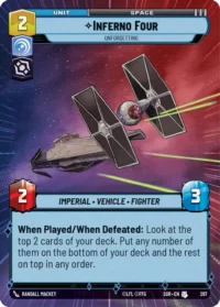 Inferno Four - Unforgetting (Hyperspace) - 297 - Uncommon - inglés