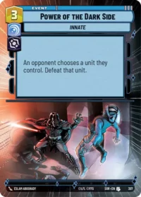 Power of the Dark Side (Hyperspace) - 307 - Uncommon - inglés