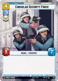 Consular Security Force (Hyperspace Foil) - 312 - Common - inglés
