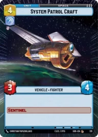 System Patrol Craft (Hyperspace Foil) - 331 - Common - inglés