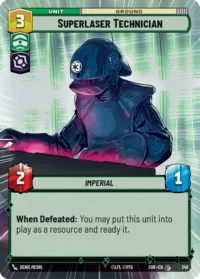 Superlaser Technician (Hyperspace) - 348 - Common - inglés (Foil)