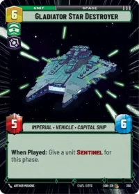 Gladiator Star Destroyer (Hyperspace) - 350 - Common - inglés
