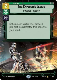 The Emperor's Legion (Hyperspace Foil) - 355 - Rare - inglés