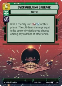 Overwhelming Barrage (Hyperspace) - 356 - Uncommon - inglés