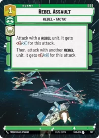 Rebel Assault (Hyperspace Foil) - 367 - Uncommon - inglés