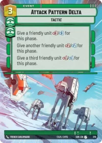 Attack Pattern Delta (Hyperspace Foil) - 370 - Uncommon - inglés