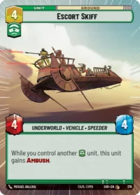 Escort Skiff (Hyperspace Foil) - 378 - Common - inglés