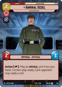 Admiral Ozzel - Overconfident (Hyperspace) - 393 - Uncommon - inglés