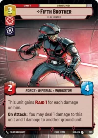 Fifth Brother - Fear Hunter (Hyperspace) - 395 - Uncommon - inglés (Foil)