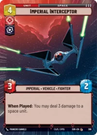 Imperial Interceptor (Hyperspace Foil) - 396 - Common - inglés