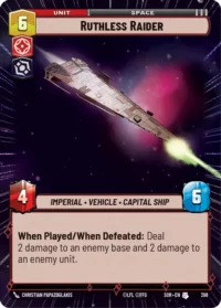 Ruthless Raider (Hyperspace) - 398 - Uncommon - Español