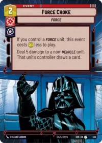 Force Choke (Hyperspace) - 402 - Uncommon - Español (Foil)