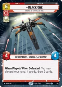 Black One - Scourge of Starkiller Base (Hyperspace) - 410 - Legendary - inglés