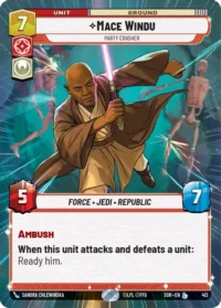 Mace Windu - Party Crasher (Hyperspace) - 412 - Legendary - inglés