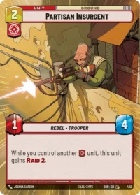 Partisan Insurgent (Hyperspace) - 422 - Common - inglés