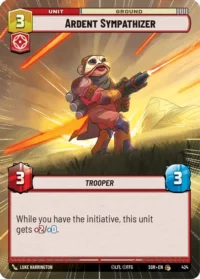 Ardent Sympathizer (Hyperspace Foil) - 424 - Common - inglés