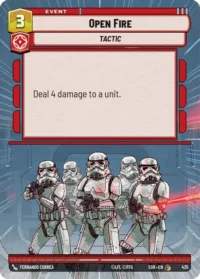 Open Fire (Hyperspace) - 435 - Common - inglés (Foil)