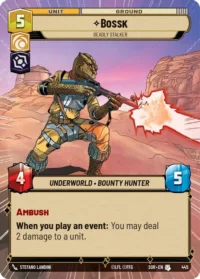 Bossk - Deadly Stalker (Hyperspace) - 445 - Uncommon - inglés
