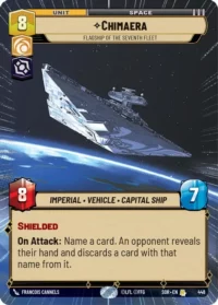Chimaera - Flagship of the Seventh Fleet (Hyperspace) - 448 - Rare - inglés