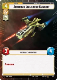 Auzituck Liberator Gunship (Hyperspace) - 457 - Common - inglés