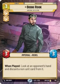 Bodhi Rook - Imperial Defector (Hyperspace) - 463 -Rare - inglés