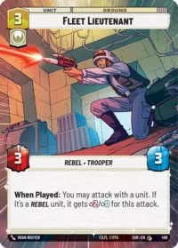 Fleet Lieutenant (Hyperspace) - 498 - Common - inglés