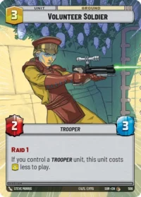 Volunteer Soldier (Hyperspace Foil) - 506 - Common - inglés