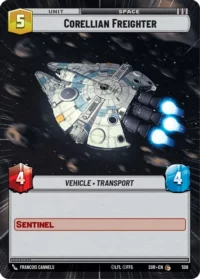 Corellian Freighter (Hyperspace Foil) - 508 - Common - inglés