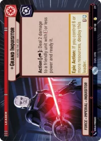 Grand Inquisitor - Hunting the Jedi (Hyperspace) - 277 - Rare - inglés