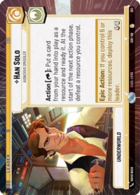Han Solo - Audacious Smuggler (Hyperspace) - 283 - Rare - inglés