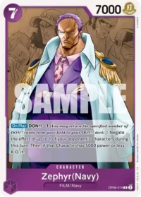 Zephyr (Navy) - OP06-074 - R