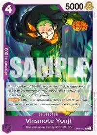 Vinsmoke Yonji (067) - OP06-067 - R