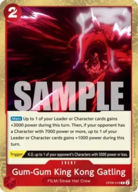 Gum-Gum King Kong Gatlingr - OP06-018 - R