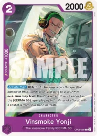Vinsmoke Yonji (066) - OP06-066 - C