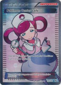 Pokemon Center Lady - 105/106 - Full Art Ultra Rare - Inglés (Moderately Played)