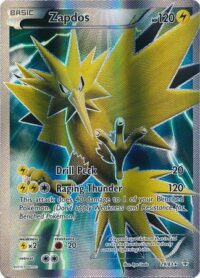 Zapdos - 29/83 - Full Art Holo Rare - Inglés