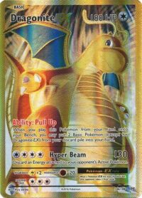 Dragonite EX - 106/108 - Full Art Ultra Rare - Inglés