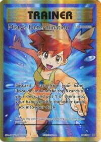 Misty's Determination - 108/108 - Full Art Ultra Rare - Inglés