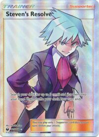 Steven's Resolve - 165/168 - Full Art Ultra Rare - Inglés