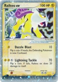 Raikou ex - 92/95 - Ultra-Rare - Inglés (Lightly Played)