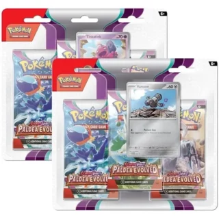 1x Blister 3 pack Paldea Evolved - Inglés (Al azar)