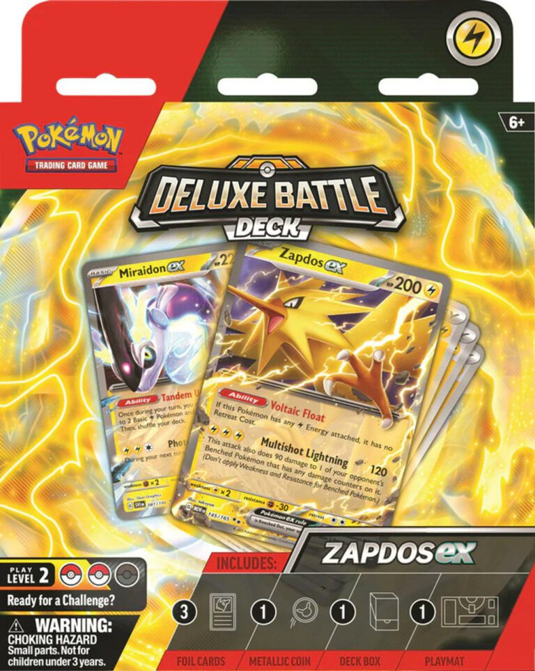 Zapdos EX Deluxe Battle Deck - Inglés