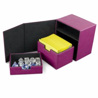 Deck box cuero BCW: Deck Vault LX 100 - Rosado (Para 100 cartas con protector)