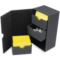 BCW Deck Vault - LX - 200 - Gris (Para 200 cartas con protector)
